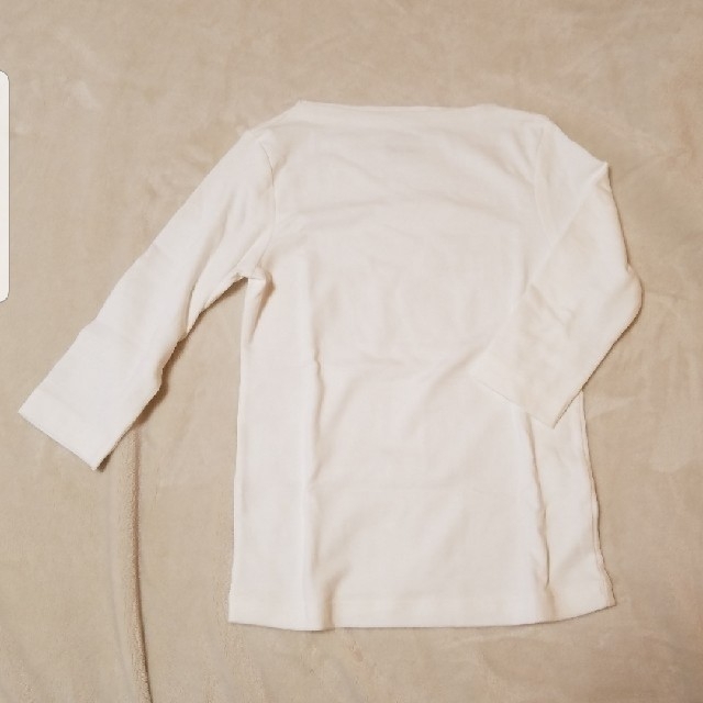 MUJI (無印良品)(ムジルシリョウヒン)のボートネック七分袖Tシャツ レディースのトップス(カットソー(長袖/七分))の商品写真