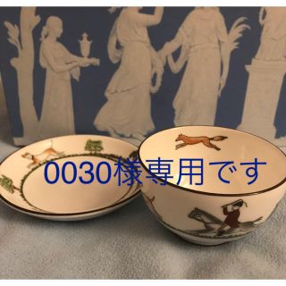 ウェッジウッド(WEDGWOOD)の【新品未使用】ウェッジウッド   ハンティングシーン カップ＆ソーサー 2客(グラス/カップ)