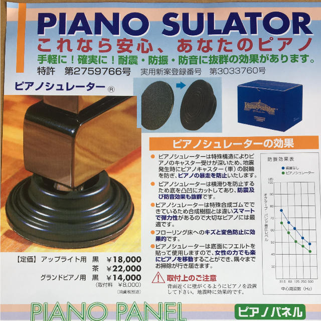 ピアノ シュレーター 耐震 防音 楽器の鍵盤楽器(ピアノ)の商品写真