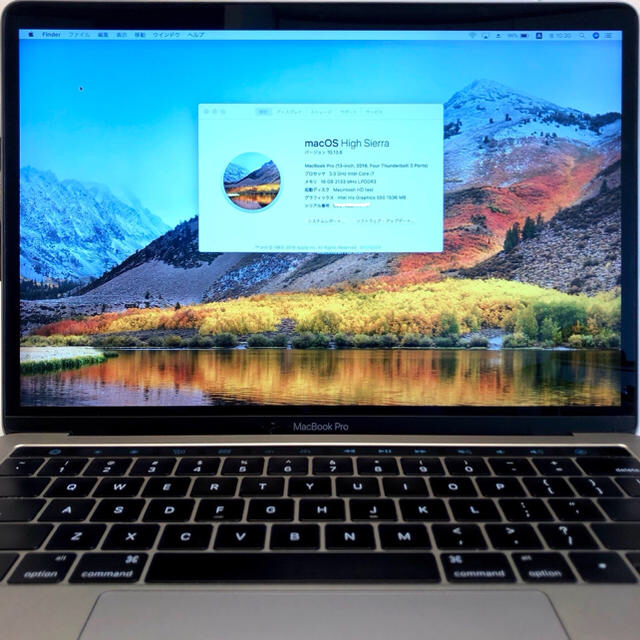 驚きの安さ - (Apple) Mac 専用cBook 準アルティメット 2016 touchbar 13インチ Pro ノートPC