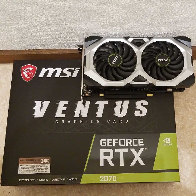 MSI GeForce RTX 2070 VENTUS 8GPCパーツ