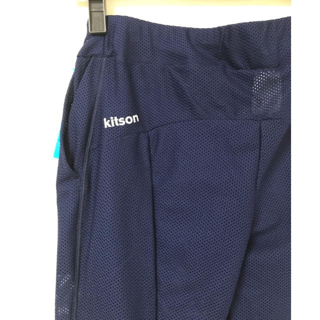 KITSON(キットソン)の【新品】KITSON（キットソン）メッシュロングパンツ ネイビーM（レディース） スポーツ/アウトドアのテニス(ウェア)の商品写真