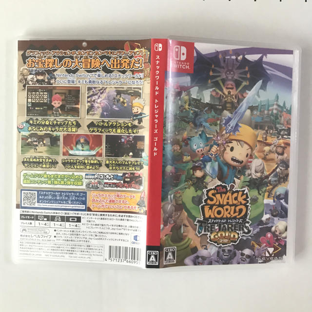 Nintendo Switch(ニンテンドースイッチ)のスナックワールド トレジャラーズゴールド エンタメ/ホビーのゲームソフト/ゲーム機本体(家庭用ゲームソフト)の商品写真