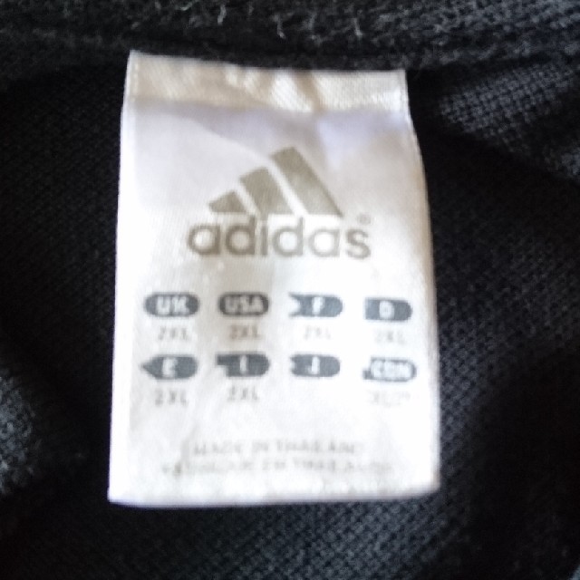 adidas(アディダス)の大きいサイズ adidas ポロシャツ 2XL メンズのトップス(ポロシャツ)の商品写真