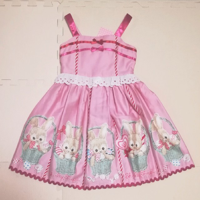 Shirley Temple - シャーリーテンプル　スイートバスケットバニーJSK　120