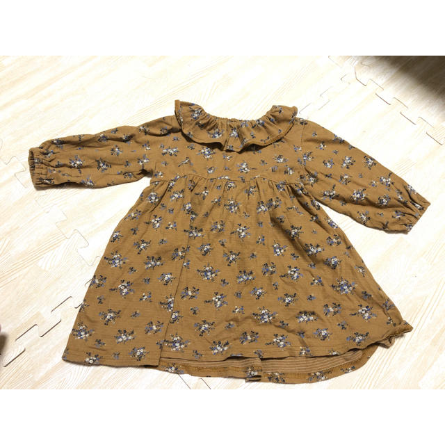 futafuta(フタフタ)のテータテート︎︎☁︎︎花柄ワンピース 90cm キッズ/ベビー/マタニティのキッズ服女の子用(90cm~)(ワンピース)の商品写真