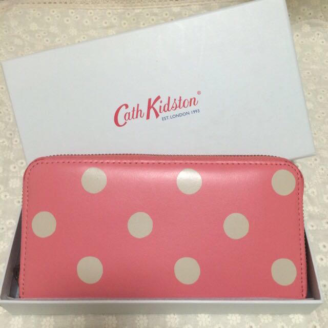 Cath Kidston(キャスキッドソン)のCath Kidston レザー長財布 レディースのファッション小物(財布)の商品写真