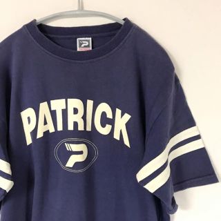 パトリック(PATRICK)のPATRICK パトリック Tシャツ Lサイズ ネイビー メンズ 古着(スニーカー)