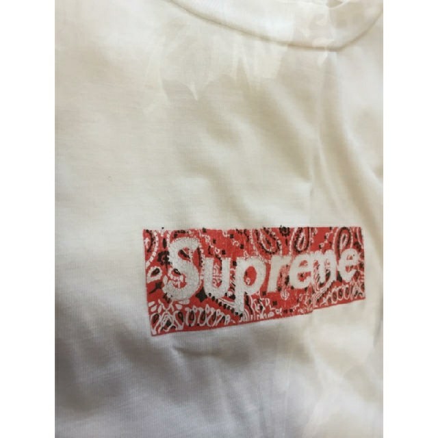 supreme box logo tee ペイズリー supreme box logo tee ペイズリー