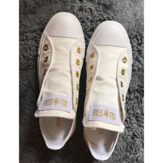 コンバース(CONVERSE)のコンバース オールスター スリッポン ゴールド(スニーカー)