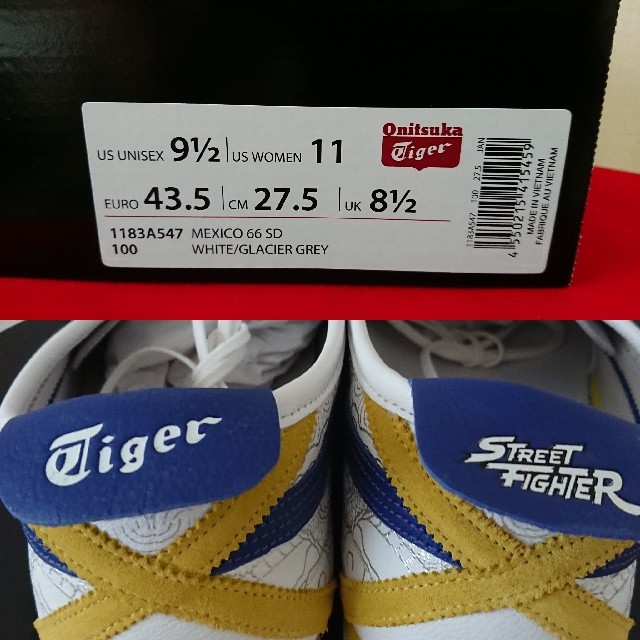 Onitsuka Tiger(オニツカタイガー)のオニツカタイガー ストリートファイター コラボ 27.5cm 新品 メンズの靴/シューズ(スニーカー)の商品写真