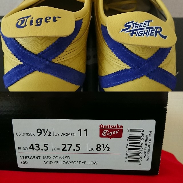 Onitsuka Tiger(オニツカタイガー)のオニツカタイガー ストリートファイター コラボ 27.5cm 新品 メンズの靴/シューズ(スニーカー)の商品写真