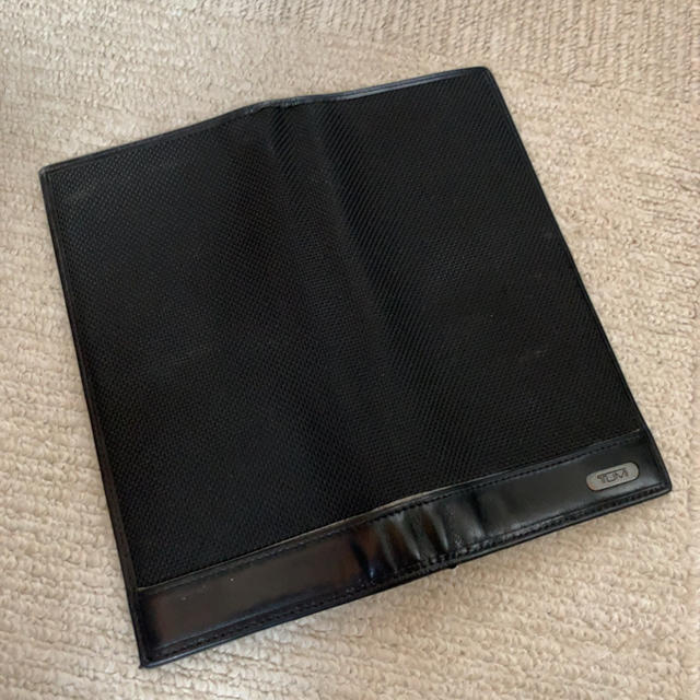 TUMI - TUMI レザー×キャンバス 二つ折り 長財布 黒 D628の通販 by テツ@京都｜トゥミならラクマ