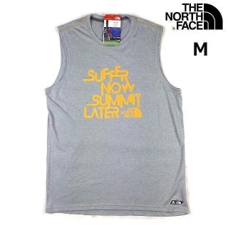 ザノースフェイス(THE NORTH FACE)の売切!ノースフェイス FLASHDRY ノースリーブ(M)グレー 180902(Tシャツ/カットソー(半袖/袖なし))