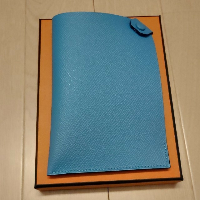 Hermes - HERMES パスポートケース Tarmac: ブルー・デュ・ノールの通販 by ふぐ's shop｜エルメスならラクマ