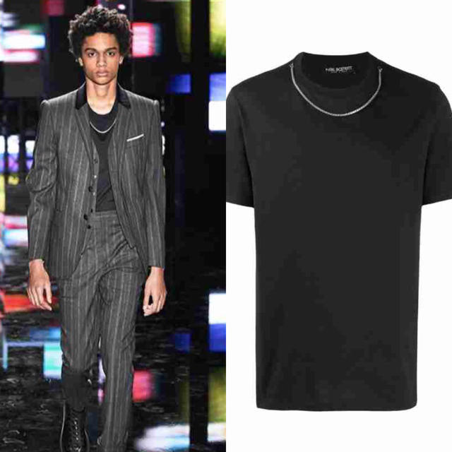 正規新品 19AW Neil Barrett ニールバレット チェーン Tシャツ お得