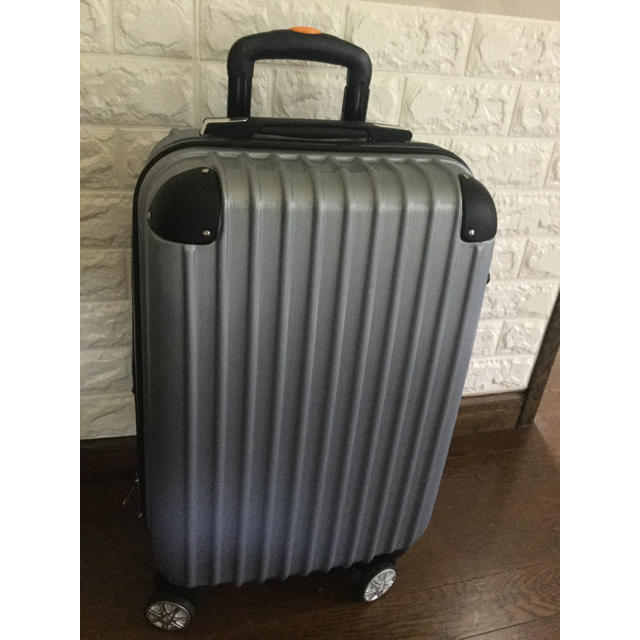 キャリーバック  シルバー  M レディースのバッグ(スーツケース/キャリーバッグ)の商品写真