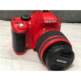 ペンタックス(PENTAX)のPENTAX k-x ダブルレンズ 一眼レフ レッド レンズセット(デジタル一眼)