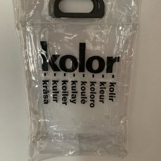 カラー(kolor)のkolor PVCバック(トートバッグ)