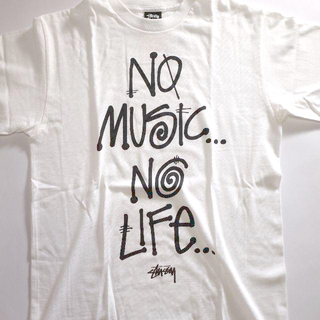 STUSSY タワレコ コラボ NO MUSIC NO LIFE(Tシャツ/カットソー(半袖/袖なし))