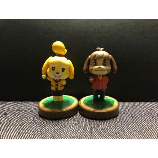 ニンテンドー3DS(ニンテンドー3DS)の美品 amiibo しずえ ケント セット どうぶつの森 アミーボ ④(アニメ/ゲーム)