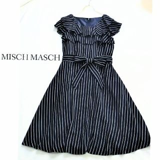 ミッシュマッシュ(MISCH MASCH)の【miwa様専用】ミッシュマッシュ☆ウエストリボンワンピース(ひざ丈ワンピース)