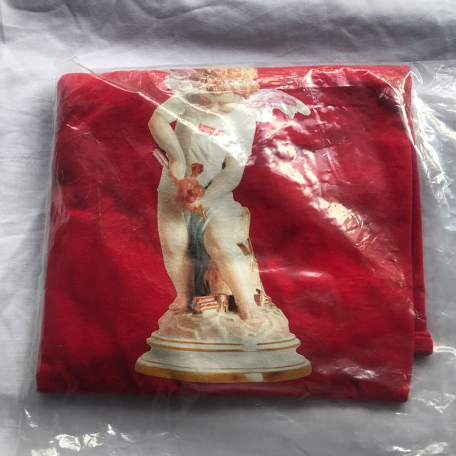 XL)Supreme Cupid Tee キューピッドTシャツ赤Tシャツ/カットソー(半袖/袖なし)