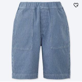 ユニクロ(UNIQLO)のboysカットソーストライプイージーショートパンツ(パンツ/スパッツ)