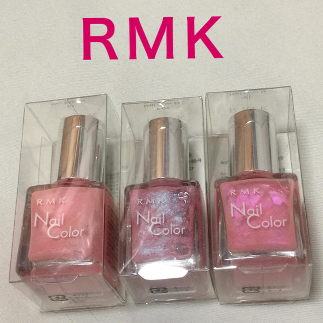 〈新品〉RMK ピンク系ネイル マニキュア 3本セット