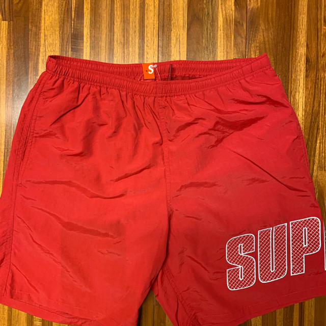 愛用 Supreme Logo Water Short RED 赤 シュプリーム 水着 水着