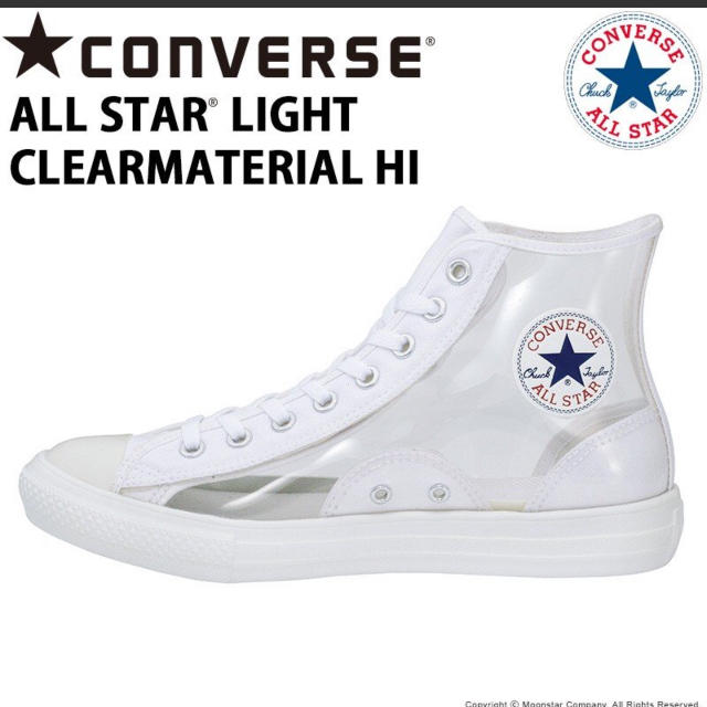 CONVERSE ALL STAR LIGHT CLEARMATERIAL HI