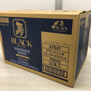 ニッカウイスキー(ニッカウヰスキー)の12本入 ニッカ ブラックニッカ ブレンダーズスピリット 度数43% 700ml(ウイスキー)
