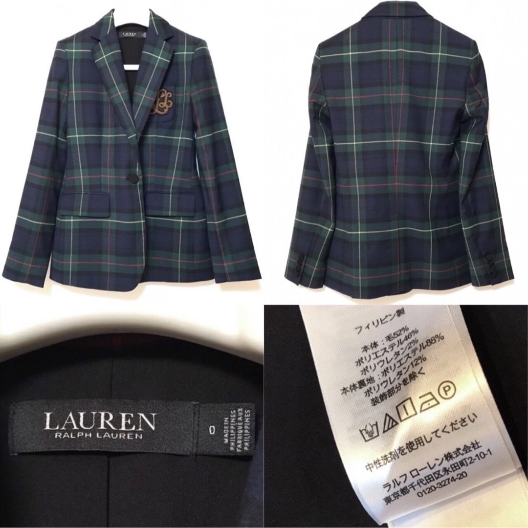 POLO RALPH LAUREN(ポロラルフローレン)の定価8.8万 LAUREN RALPH LAUREN ラルフローレン ジャケット レディースのジャケット/アウター(テーラードジャケット)の商品写真