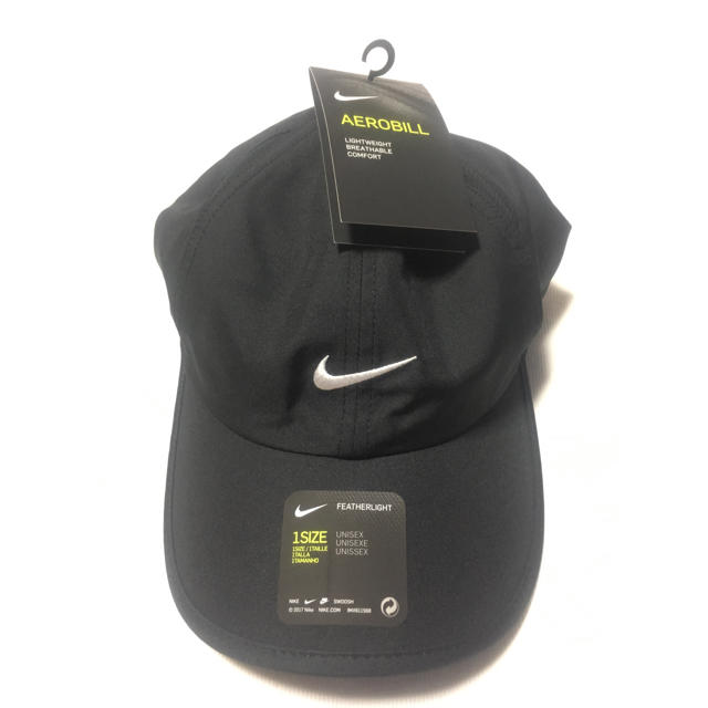 NIKE(ナイキ)のNIKE キャップ 帽子 ランニング 新品 黒 メンズの帽子(キャップ)の商品写真