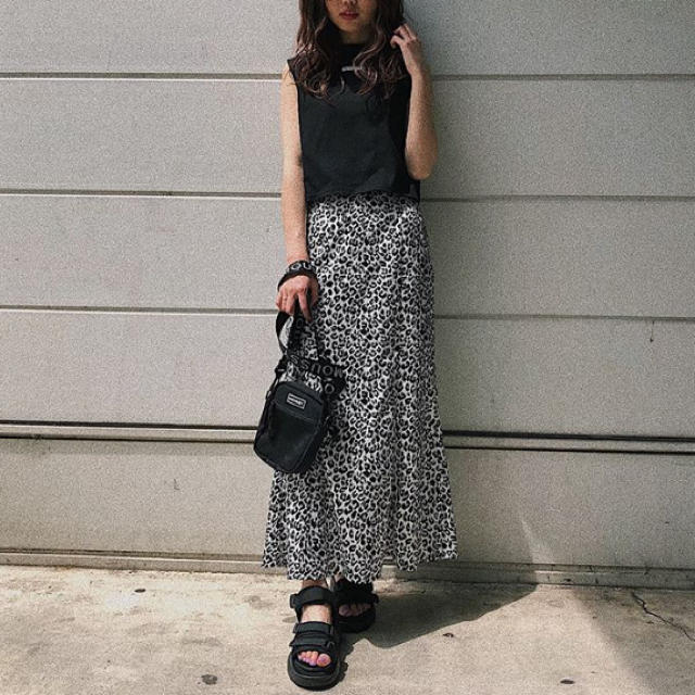 新作即完売♡MOUSSY leopard maxi スカート♡レオパードスカート