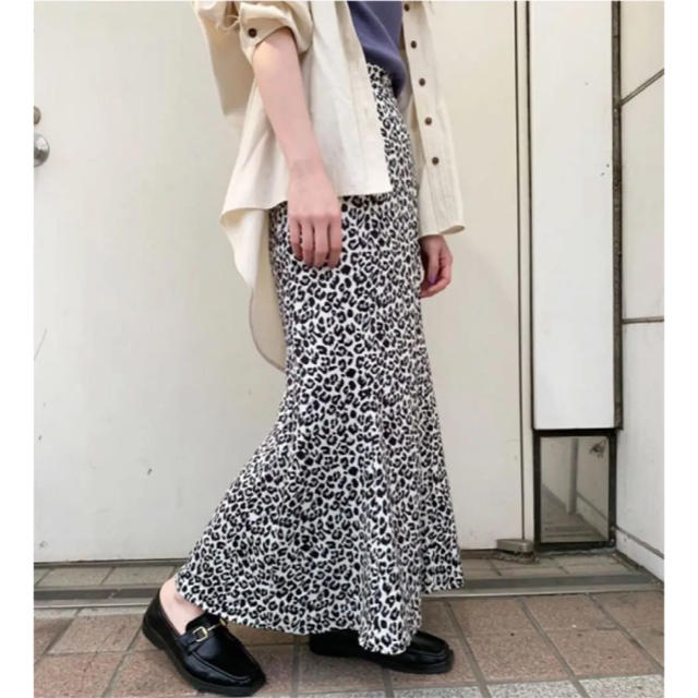 新作即完売♡MOUSSY leopard maxi スカート♡レオパードスカート 1