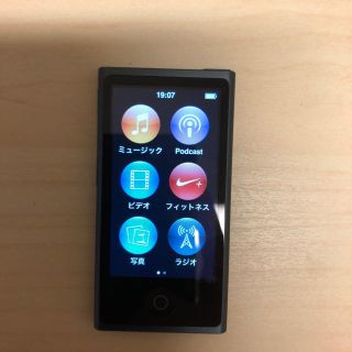 アップル(Apple)のiPod nano 第7世代(ポータブルプレーヤー)