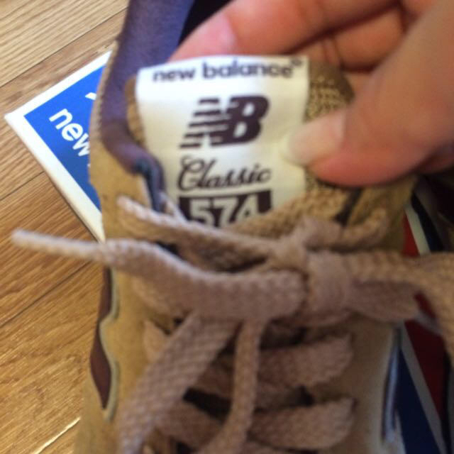 New Balance(ニューバランス)のスエード 574 雑誌掲載 早い者勝ち レディースの靴/シューズ(スニーカー)の商品写真