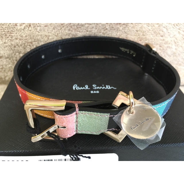 Paul Smith - 【新品未使用】ポールスミス 牛革 首輪 犬 マルチ Paul Smith - 【新品未使用】ポールスミス 牛革 首輪 犬 マルチ
