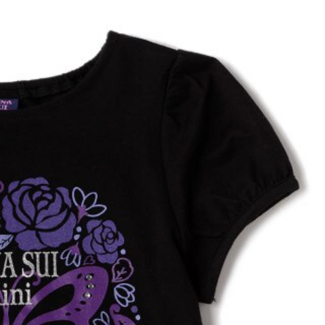 ANNA SUI mini(アナスイミニ)の新品 アナスイミニ 蝶プリントＴシャツ  キッズ/ベビー/マタニティのキッズ服女の子用(90cm~)(Tシャツ/カットソー)の商品写真