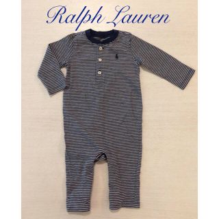 ラルフローレン(Ralph Lauren)のRalph Lauren ボーダーロンパース(ロンパース)