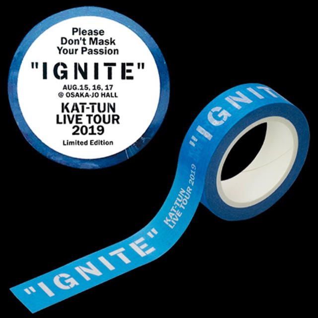 KAT-TUN(カトゥーン)のKATーTUN マスキングテープ 大阪限定 エンタメ/ホビーのタレントグッズ(アイドルグッズ)の商品写真