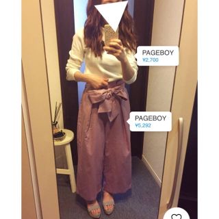 ページボーイ(PAGEBOY)のワイドパンツ(カジュアルパンツ)