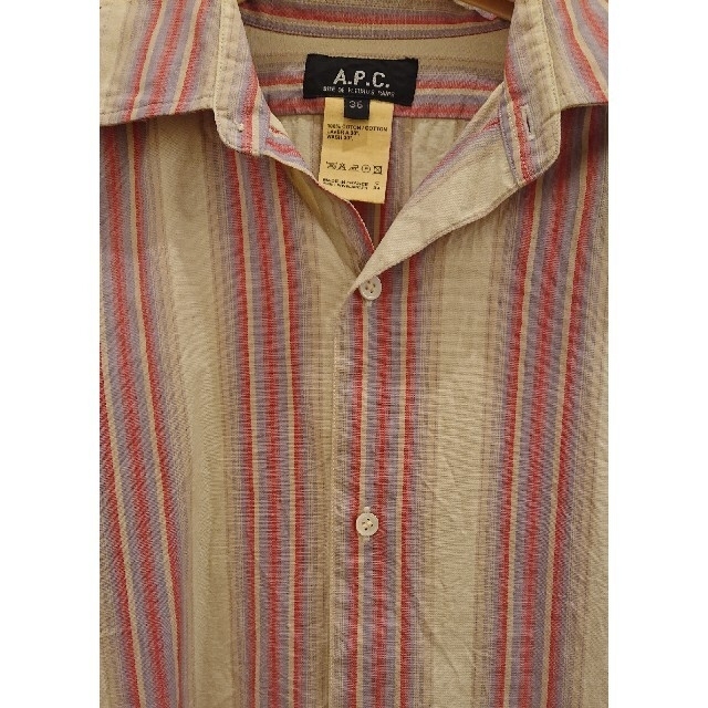 A.P.C(アーペーセー)のA.P.C. ストライプ シャツ レディースのトップス(シャツ/ブラウス(長袖/七分))の商品写真