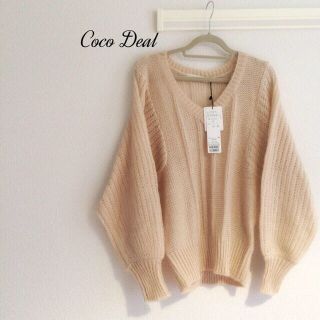 ココディール(COCO DEAL)の新品♡COCODEAL♡Vネック♡ニット(ニット/セーター)