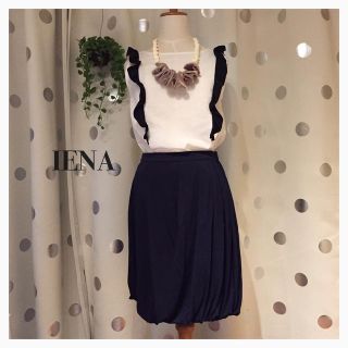 イエナ(IENA)のIENAドレープスカート(ミニスカート)