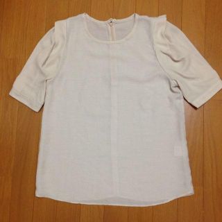 ケービーエフ(KBF)の肩タック異素材MIXプルオーバー(Tシャツ(半袖/袖なし))