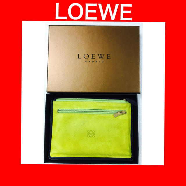 LOEWE(ロエベ)の【★売りつくしセール★】ロエベ スエードポーチ LOEWE レディースのファッション小物(ポーチ)の商品写真