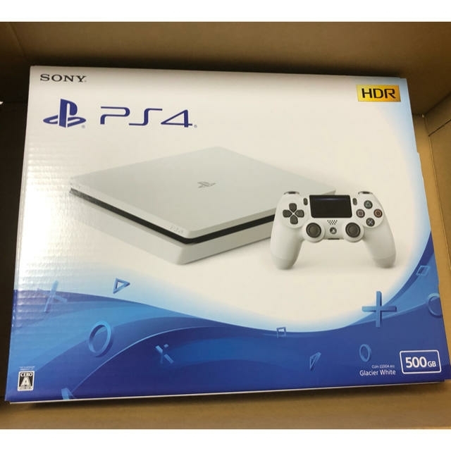 新品未開封品 PS4 本体 グレイシャーホワイト