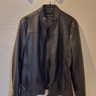 ザラ(ZARA)のZARAレザー風ジャケット　メンズS(ライダースジャケット)